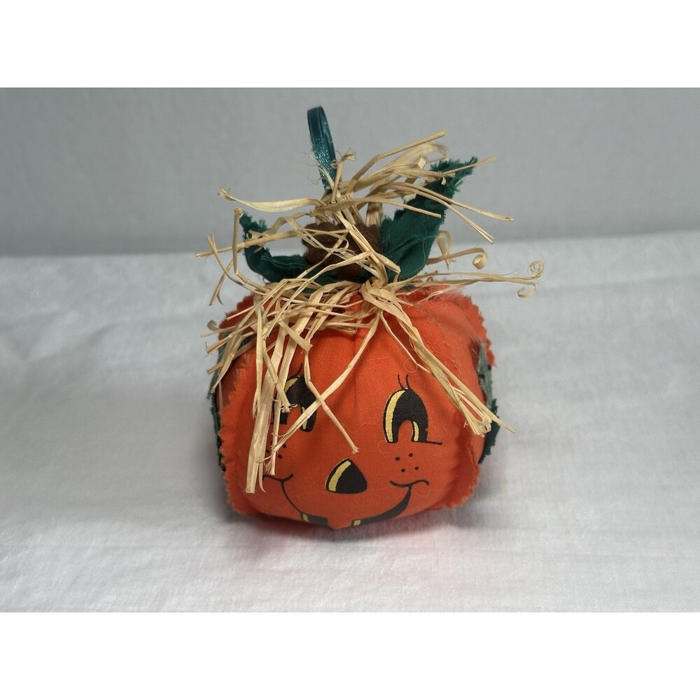 small polyester fabric pumpkin decor ball